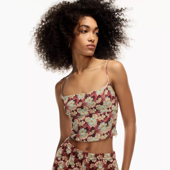 Wilfred (Aritzia) Floral Basel Bustier Top - Picture 2 of 7